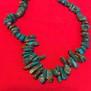 🌻Gorgeous Peyote Bird Turquoise Necklace